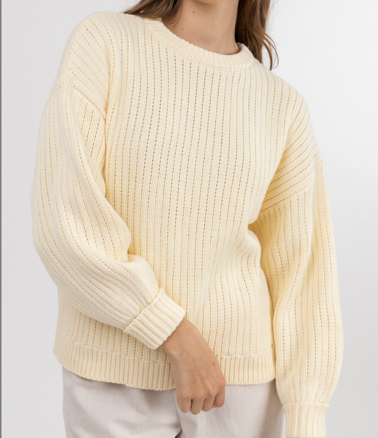 Butter yellow sweater discount