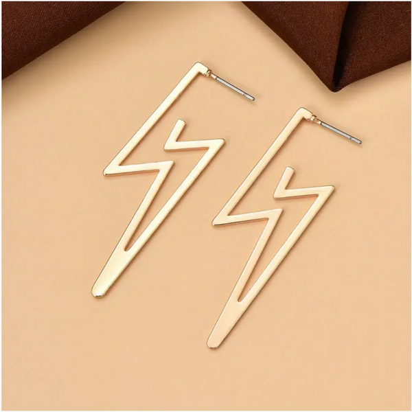 SUNNY CALIFORNIA LIGHTENING BOLT EARRINGS