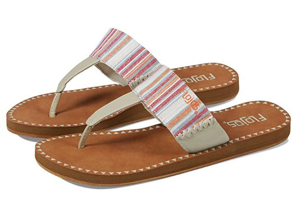 FLOJOS GRACE WOMENS SANDAL - IVORY MULTI / TAN