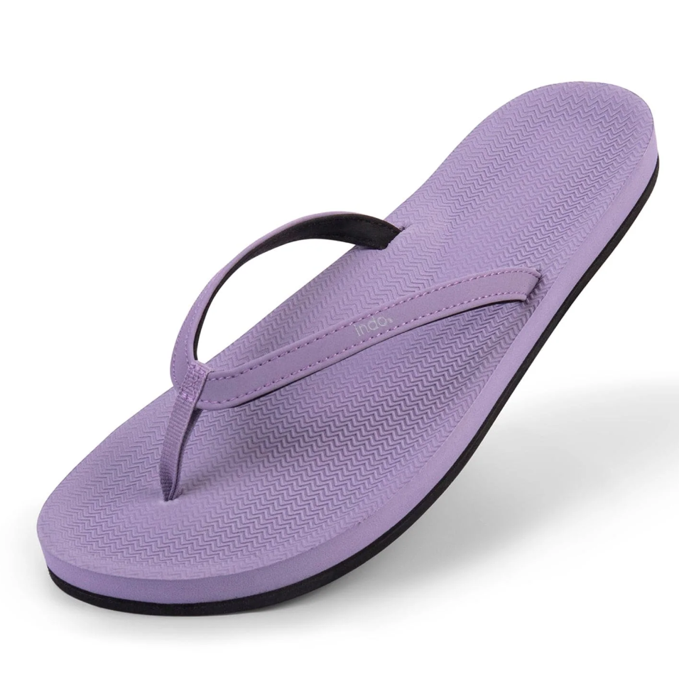 INDOSOLE WOMENS FLIP FLOPS - LILAC