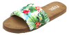 FLOJOS FIESTA LITE SLIDE SANDAL - WHITE HIBISCUS 10