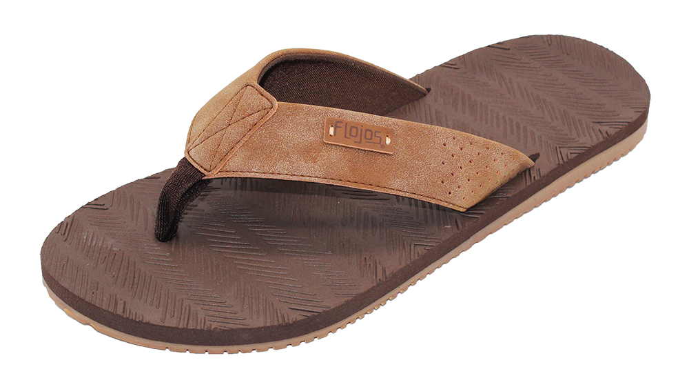 FLOJOS FIJI MENS SANDAL - BROWN / GUM