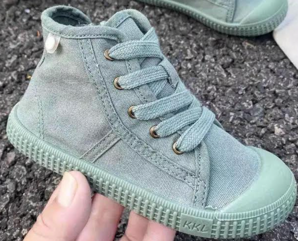 HOUSE UNISEX CANVAS SHOE - OLIVE