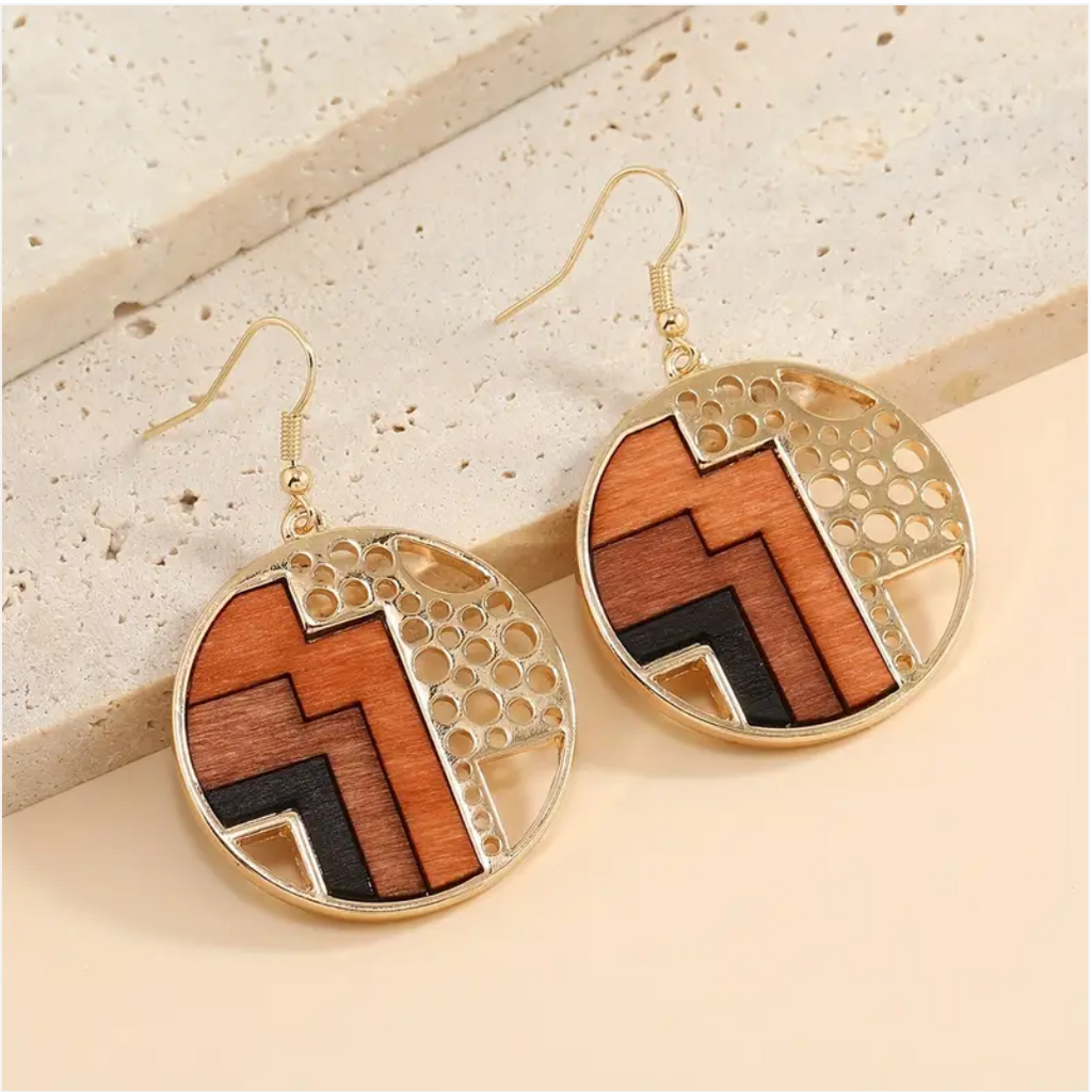 SUNNY CALIFORNIA MOUNTAIN SUNSET EARRINGS