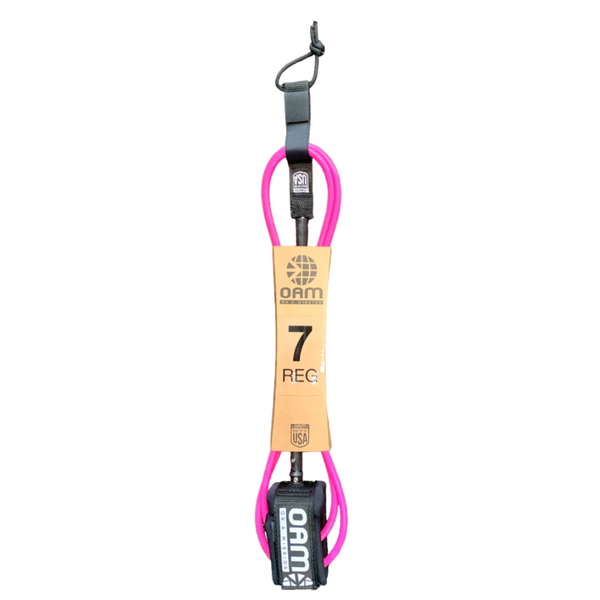 OAM REG 7&#39; LEASH USA - PINK