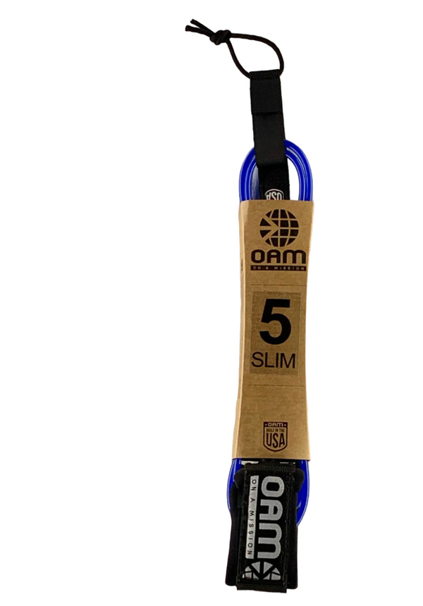 OAM COMP 5&#39; LEASH USA - BLUE