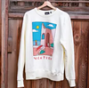 ALIMO VACATION SWEATSHIRT - WHITE