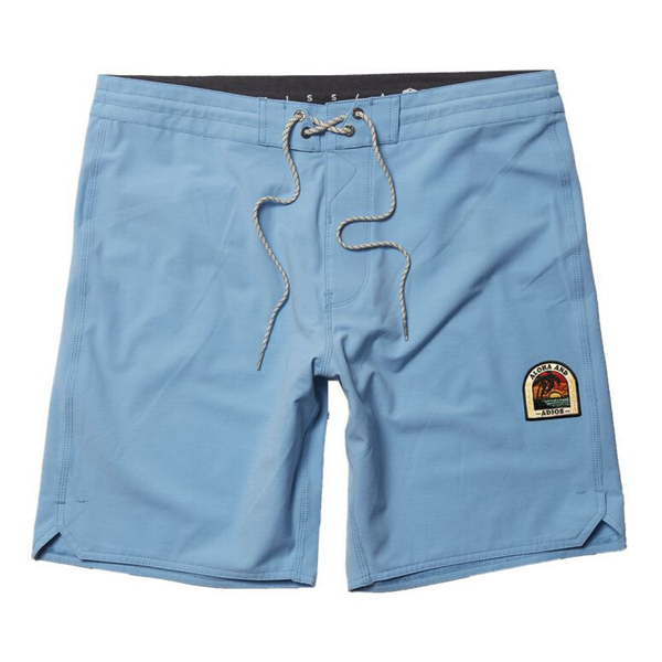 VISSLA SOLID SETS 18.5&quot; BOARDSHORT POOL BLUE