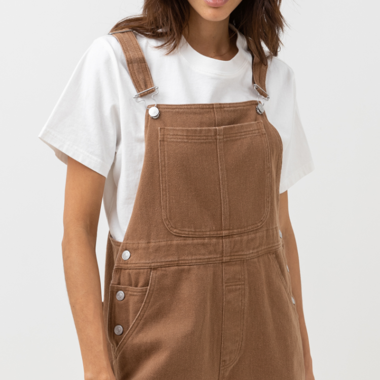 RHYTHM TIDE SHORT OVERALL - TOAST