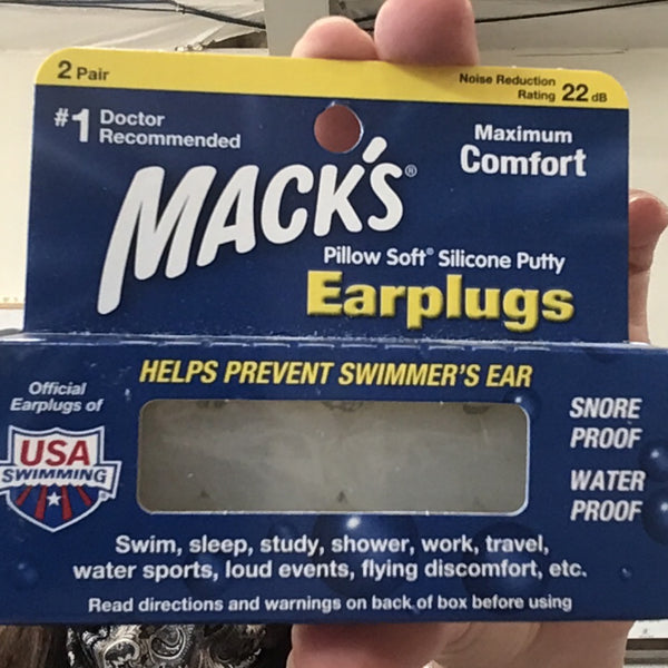 MACKS PILLOW SOFT SILICONE PUTTY EARPLUGS