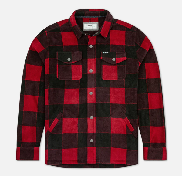 Jetty The Concordia Fleece - Red Jetty The Concordia Fleece - Red