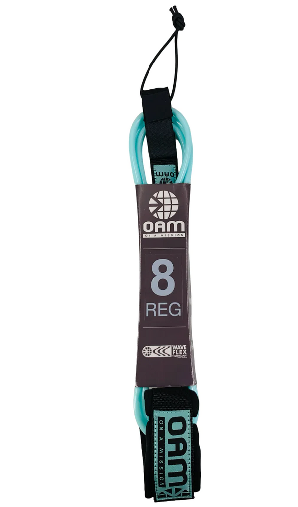 OAM REG 8&#39; LEASH - AQUA