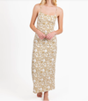 RUSTY SALVADOR MAXI DRESS - PALE MUSTARD