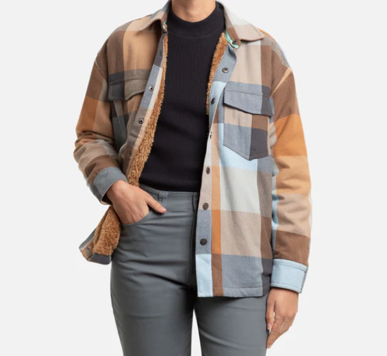 JETTY NIVEAN FLANNEL JACKET - TAN