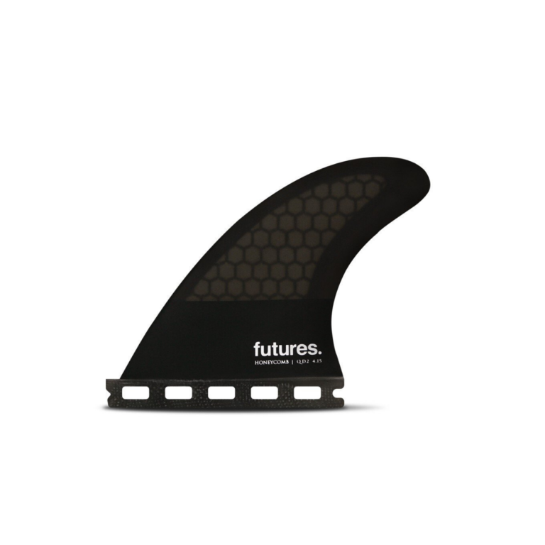 FUTURES QD2 4.15 HC QUAD REAR FIN PAIR - SMOKE/BLACK/WHITE