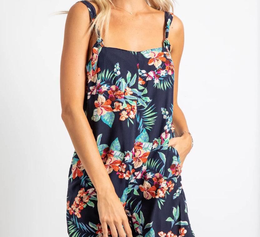 RUSTY BRIELLE ROMPER - INDIGO