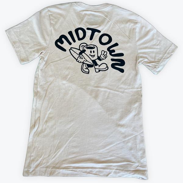 MIDTOWN COFFEE DUDE CLASSIC TEE - TAN