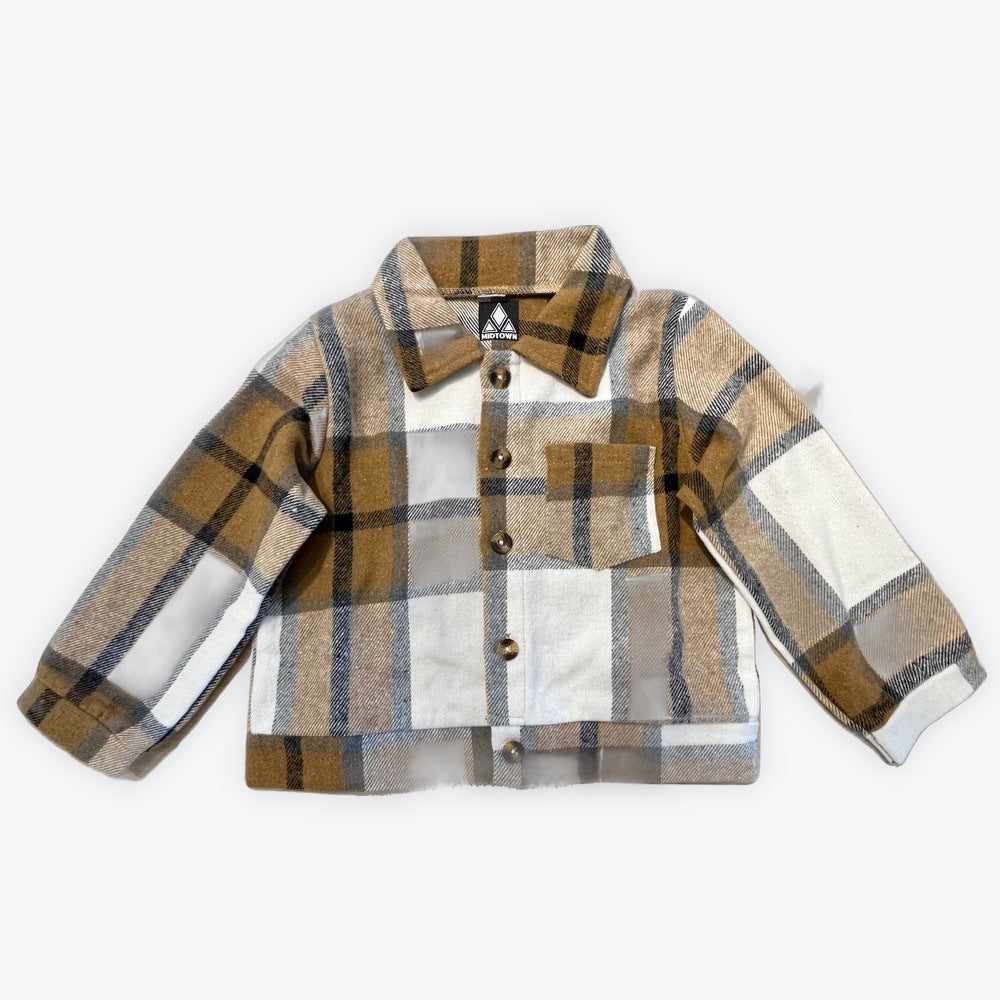 MIDTOWN KIDS 5TH AVE COAT - SEQUOIA