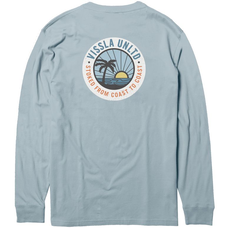 VISSLA SUN DOWN LS PKT TEE - ICB