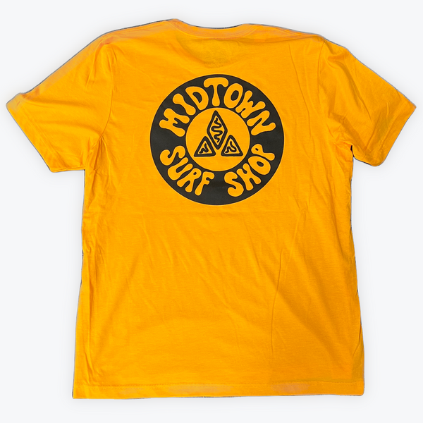 MIDTOWN SCRIBBLE CLASSIC TEE - TANGERINE
