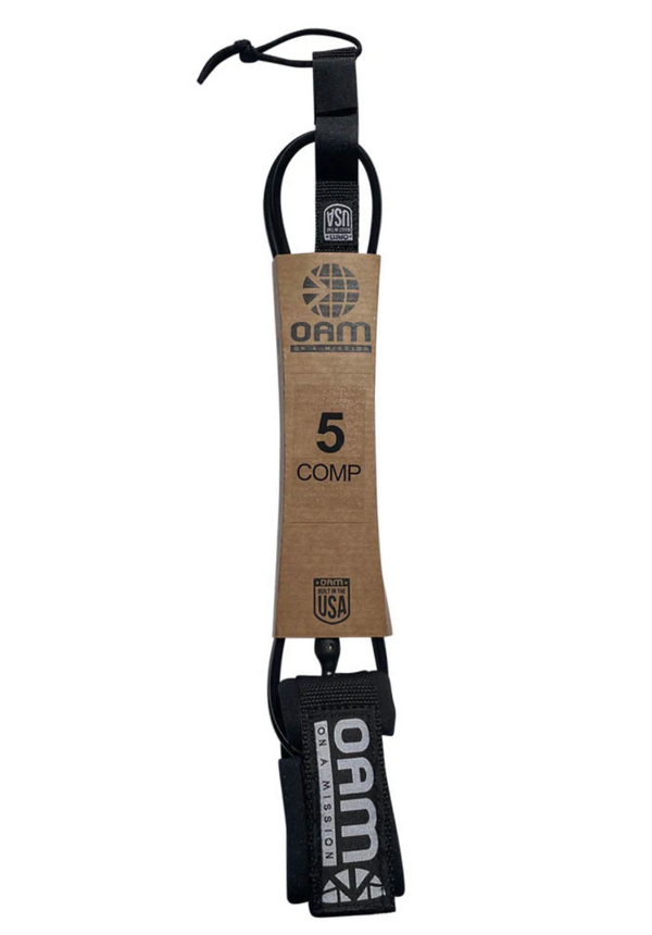 OAM COMP 5&#39; LEASH USA - BLACK