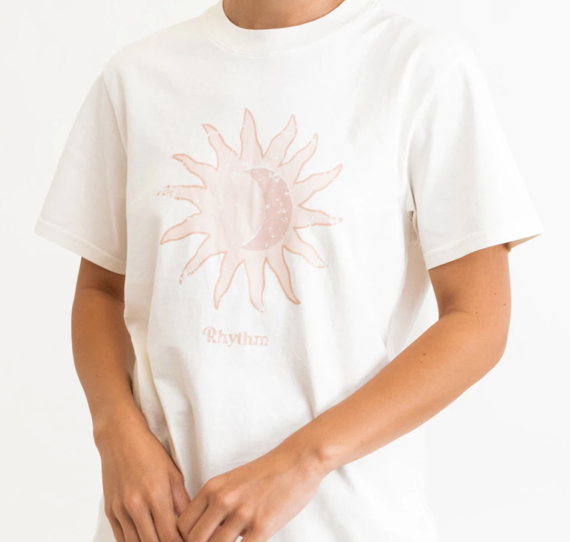 RHYTHM RISING SUN VINTAGE TEE - WASHED SAGE