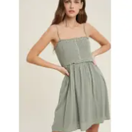 WISHLIST SAGE SLIP DRESS