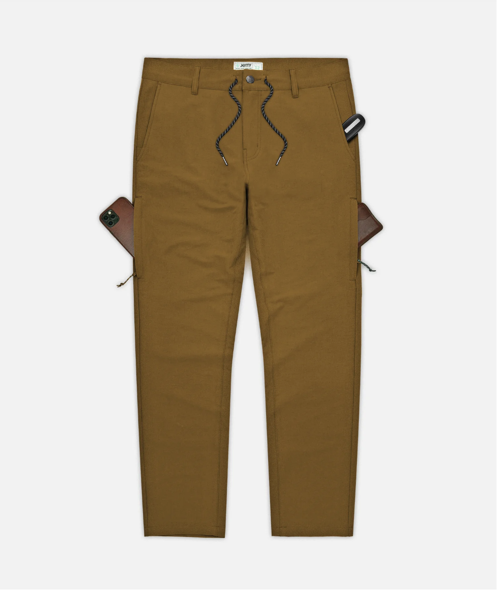 jetty Acadia Travel Pant - Khaki jetty Acadia Travel Pant - Khaki