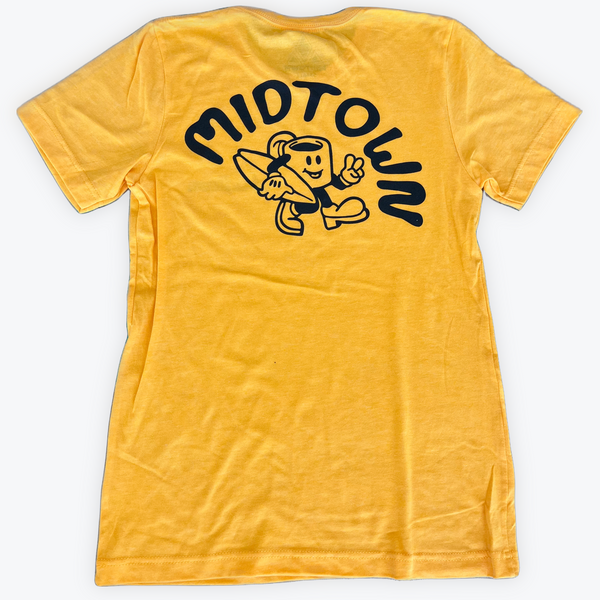 MIDTOWN COFFEE DUDE CLASSIC TEE - TANGERINE