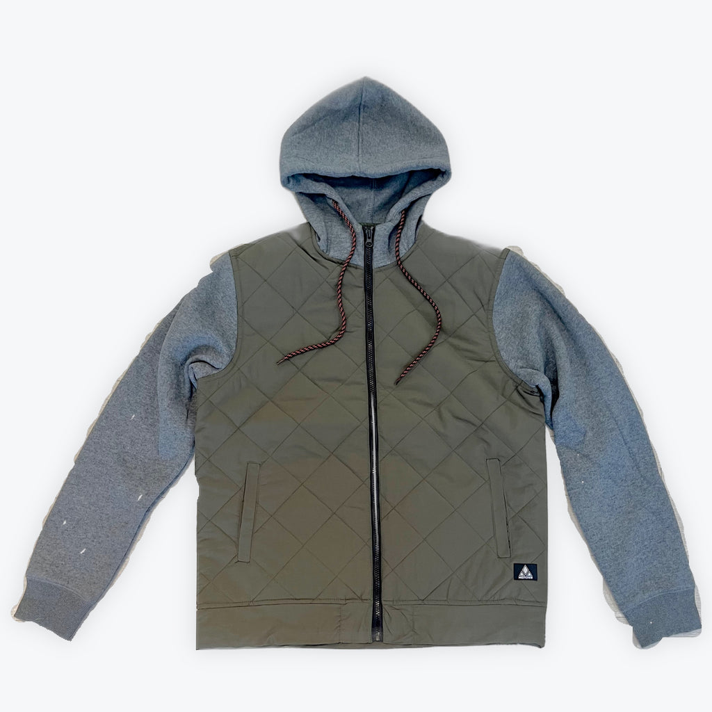 MIDTOWN MOSS LANDING HOODED JACKET - SEAGRASS