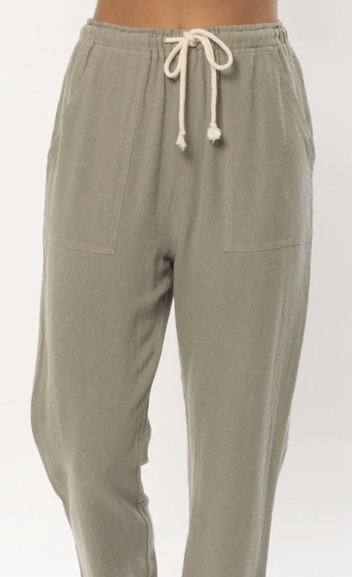 SISSTR BEACHWOOD WVN PANT - LAG