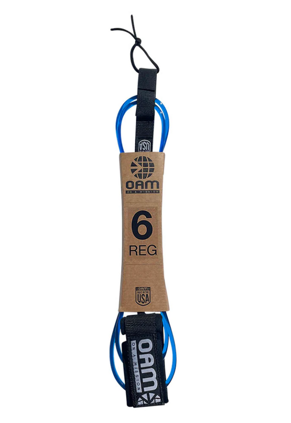 OAM REG 6&#39; LEASH USA - BLUE
