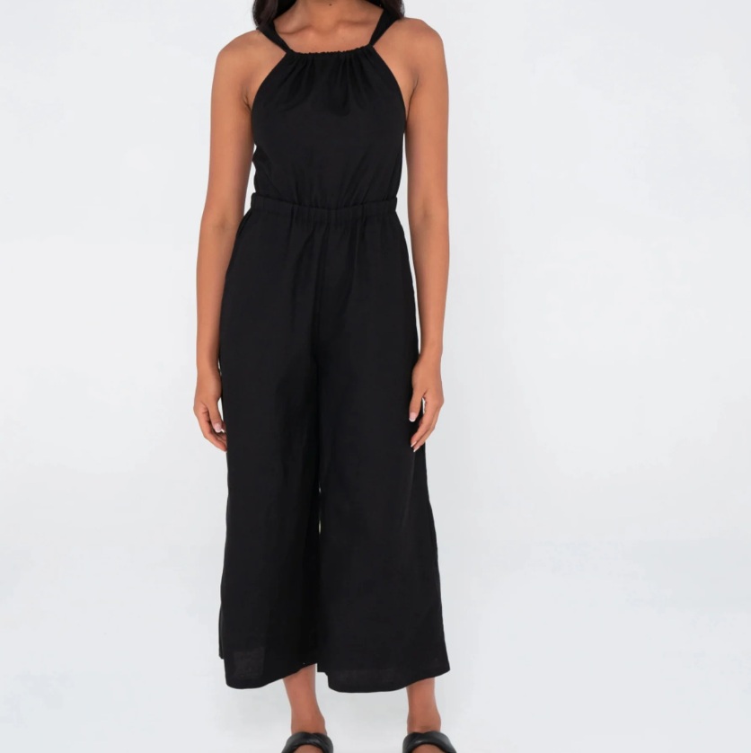 RUSTY EDEN JUMPSUIT - BLACK