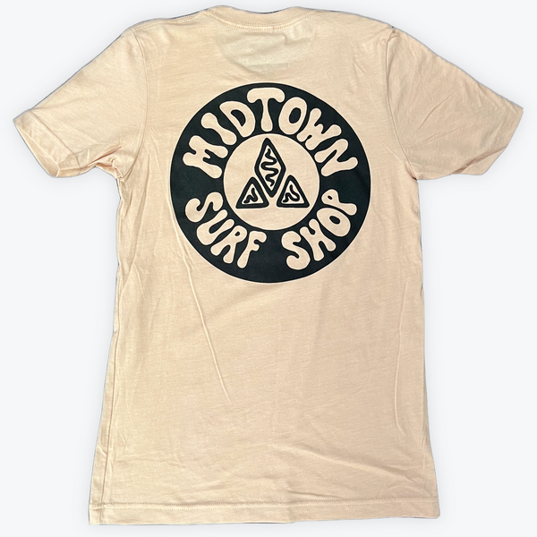 MIDTOWN SCRIBBLE CLASSIC TEE - TAN