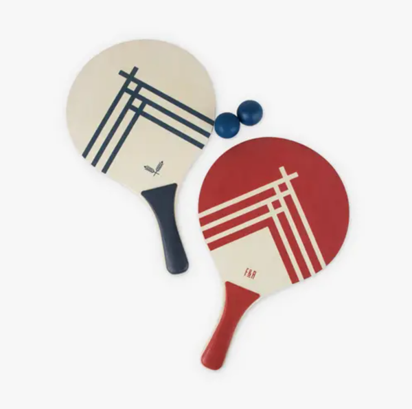 FOSTER AND RYE BEACH TENNIS PADDLE SET