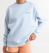 RHYTHM LO FI SUNSET CREW NECK FLEECE - BLUE