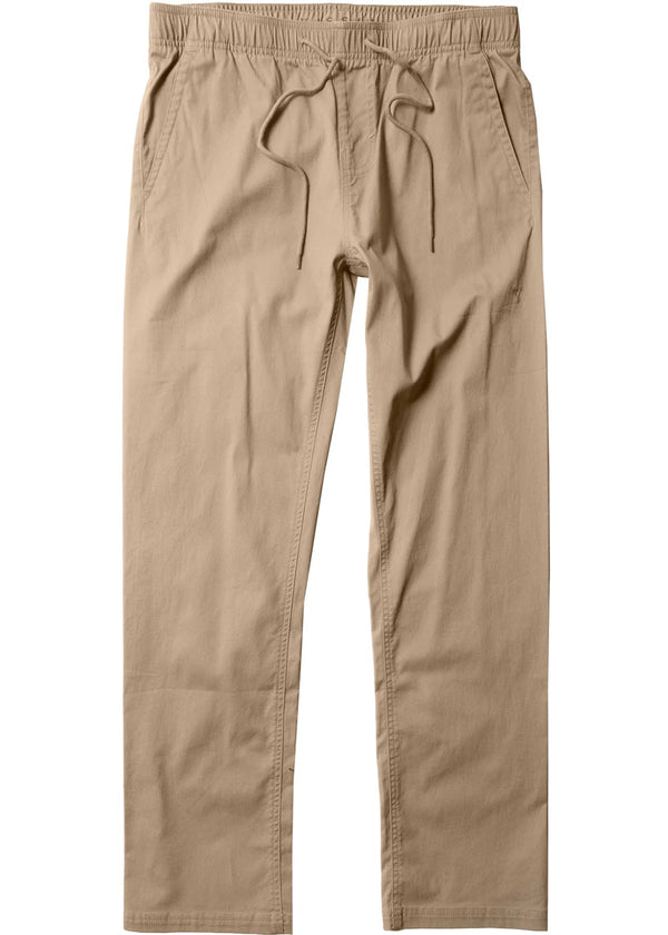 VISSLA ELASTIC NO SEE UMS BOYS ECO PANT - KHA