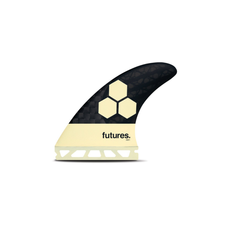 FUTURES FINS V2AM1 BLACKSTIX 3.0 THRUSTER - CREAM/ CARBON