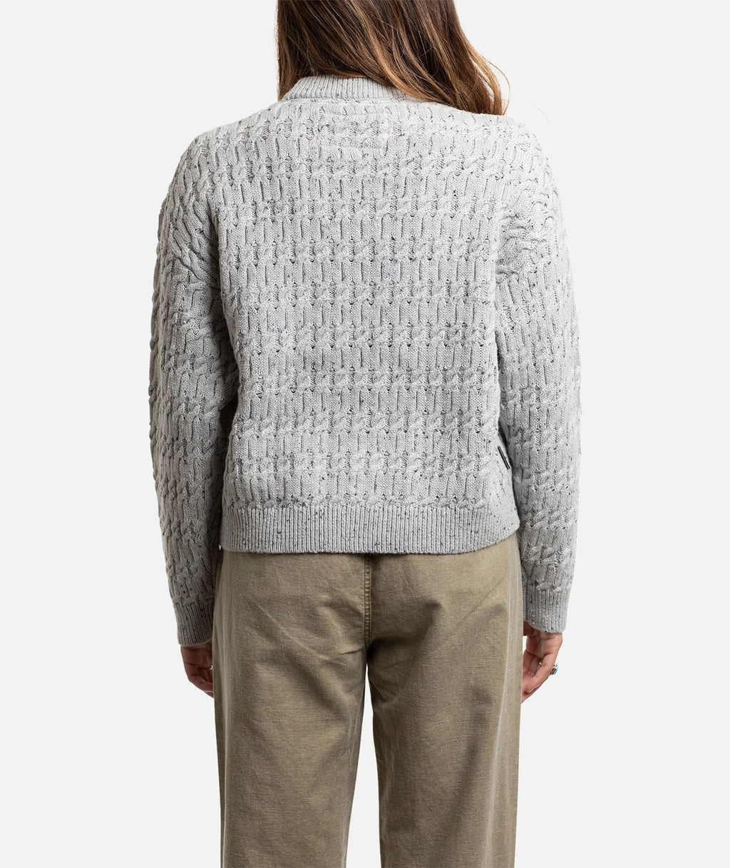 JETTY WHARF CABLE KNIT SWEATER - HTG