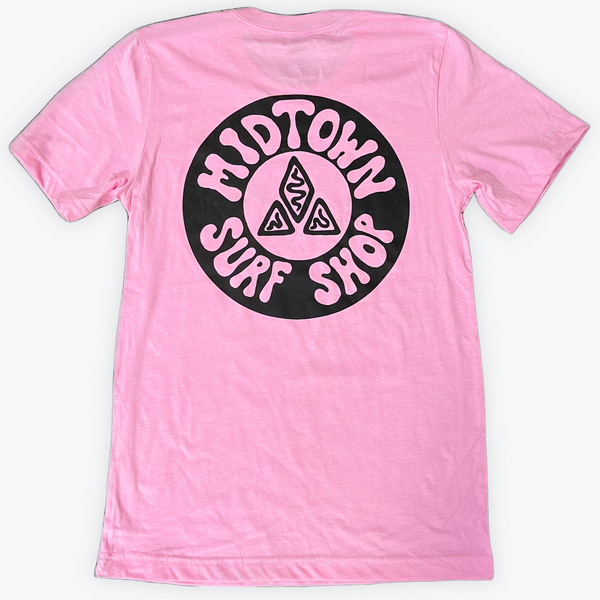 MIDTOWN SCRIBBLE CLASSIC TEE - ROSE