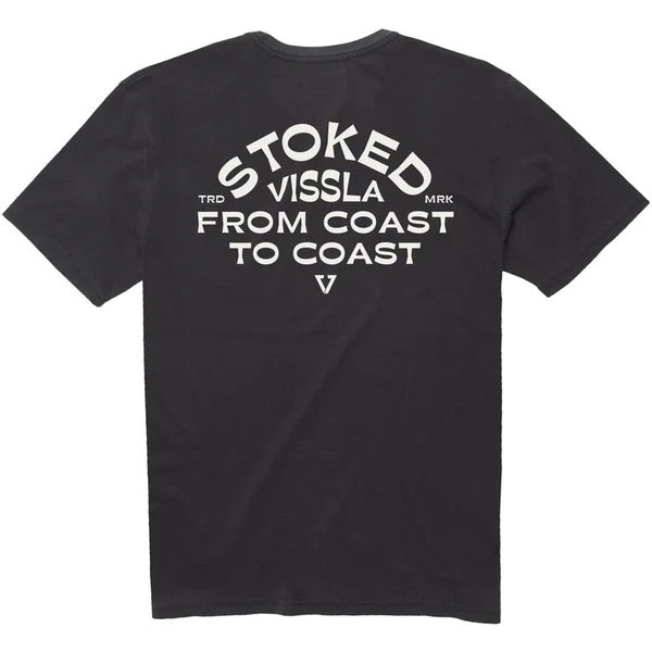 VISSLA STOKED COAST PKT TEE - PHA